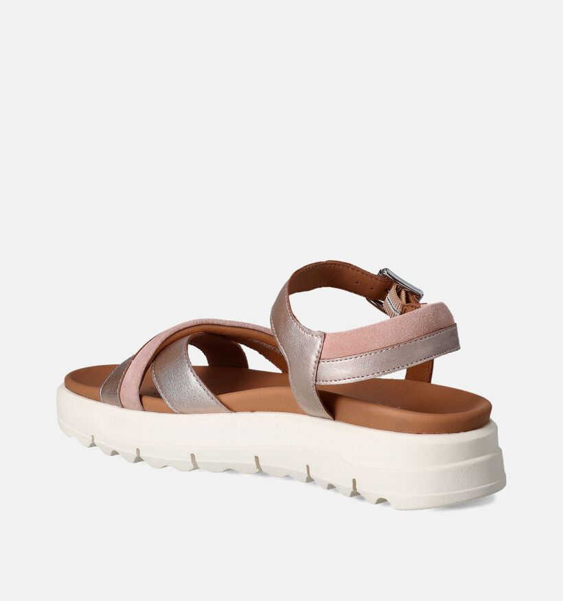 Geox Xand 2.1S Sandales en Or pour femmes (351699)
