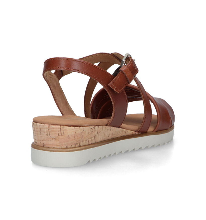 Gabor Comfort Cognac Sandalen Met Sleehak voor dames (323445)