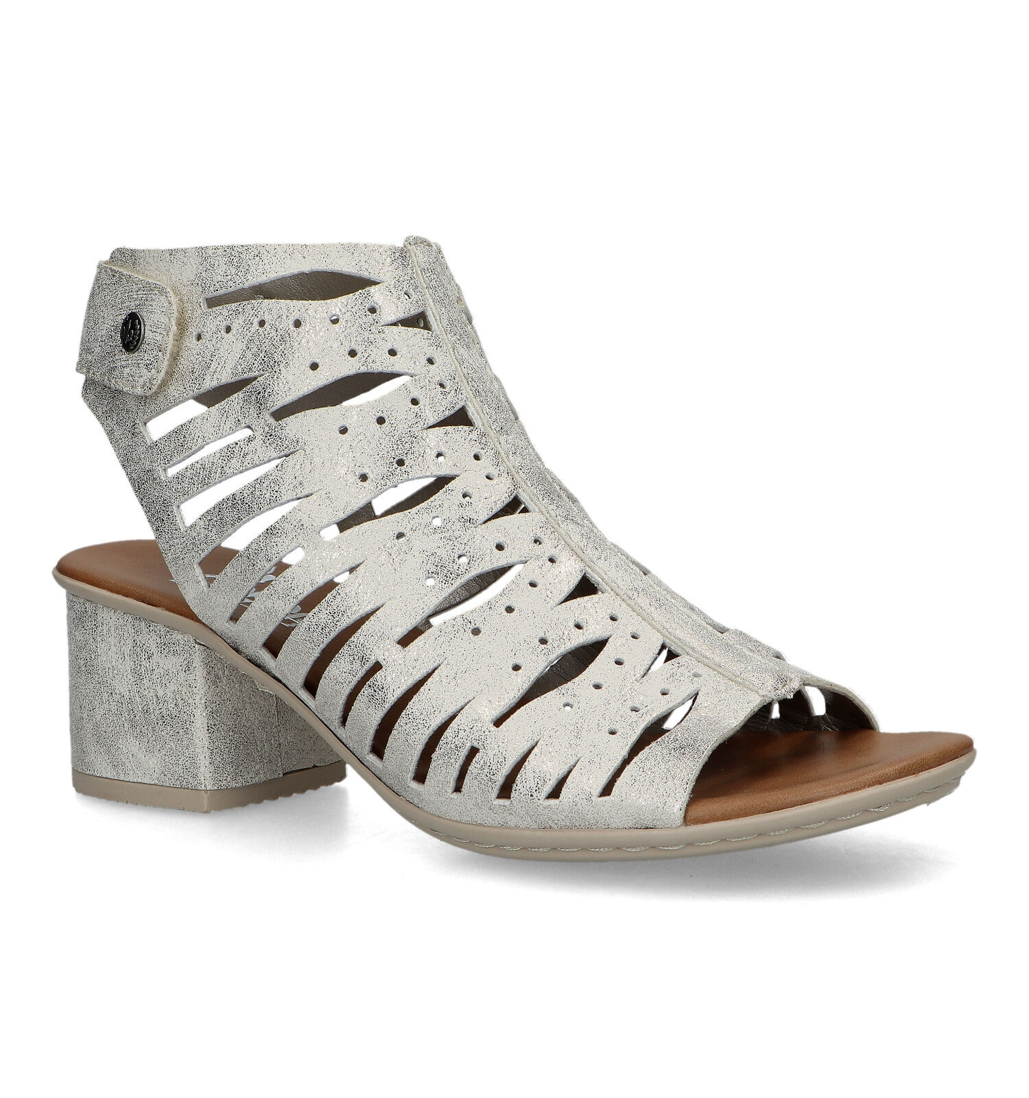 Rieker Gouden Sandalen Dames Sandalen Online op TORFS.BE