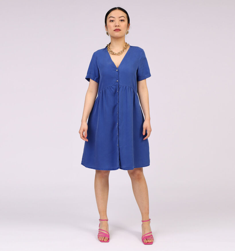 Pieces Mallie Robe en Bleu (314681)