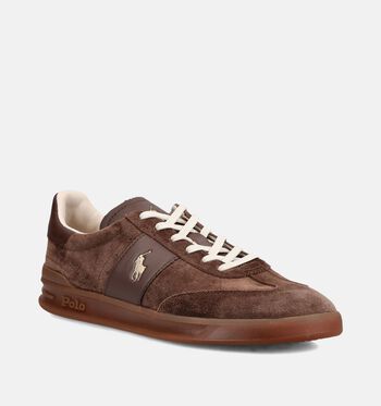 Polo Ralph Lauren Low Baskets Beige/Marron/Bleu