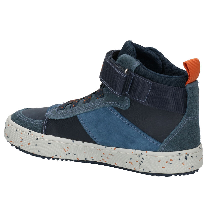 Geox Alonisso Bottines en Bleu en simili cuir (284139)