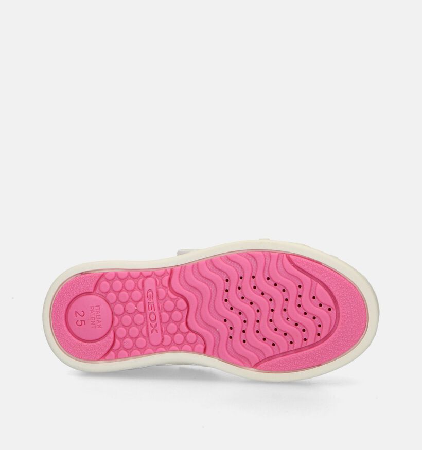 Geox Skylin Witte Sneakers met unicorn voor meisjes (335795) - geschikt voor steunzolen