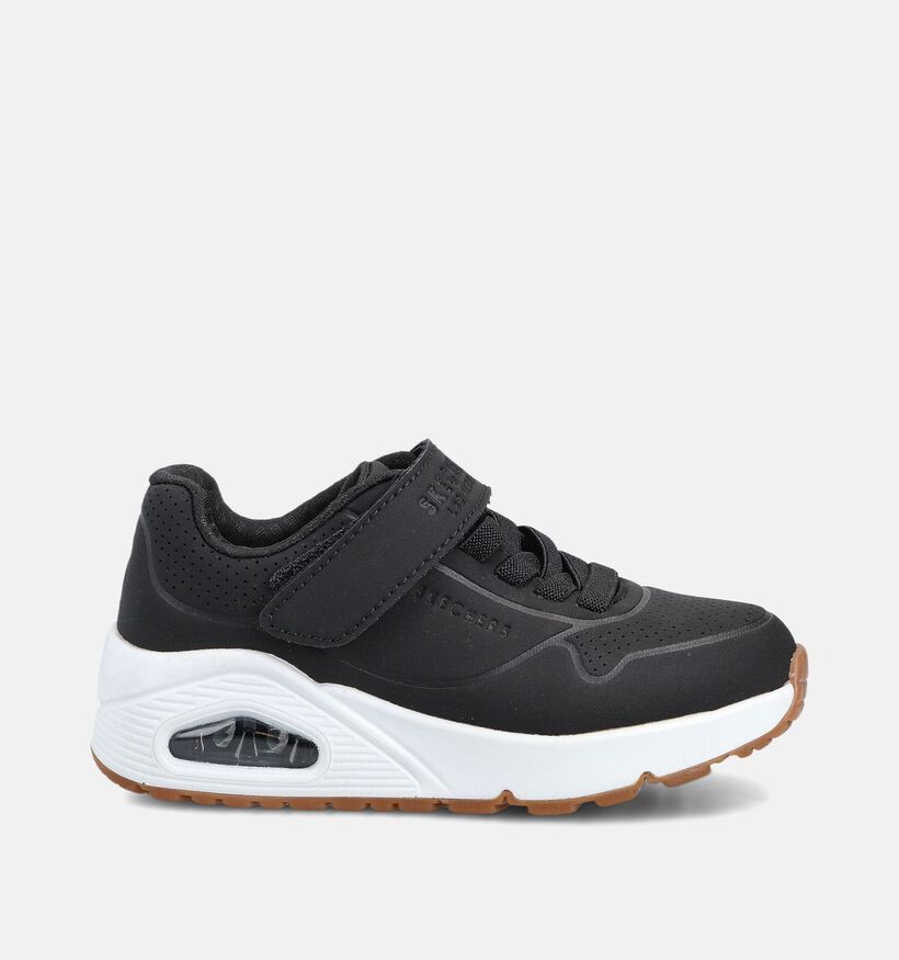 Skechers Uno Air Blitz Zwarte Sneakers voor jongens, meisjes (366306) - geschikt voor steunzolen