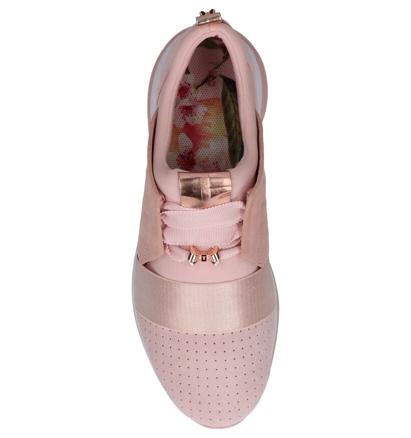 Roze Sneakers Ted Baker Cepa in leer (209131)