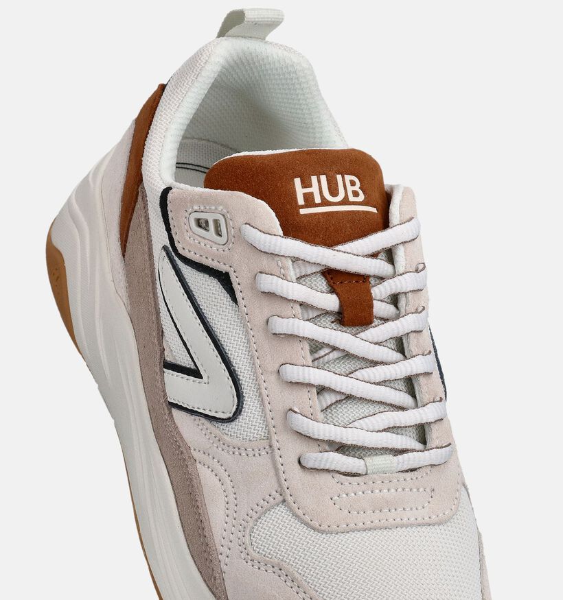 Hub Glide Witte Sneakers voor heren (369582) - geschikt voor steunzolen