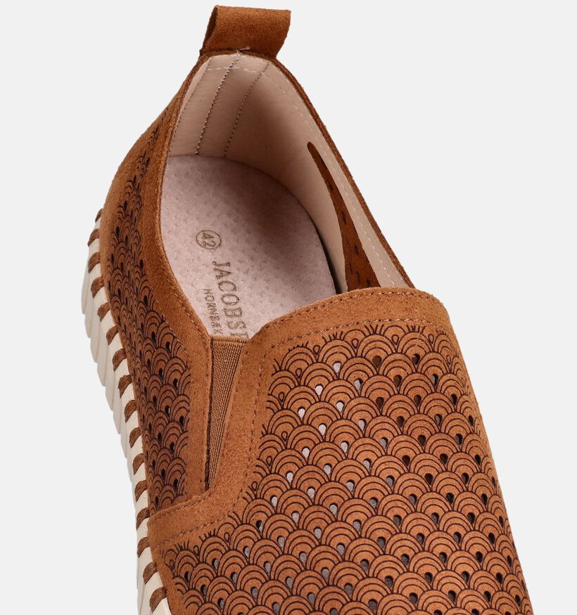 Ilse Jacobsen Tulip Cognac Instappers voor heren (356505) - geschikt voor steunzolen