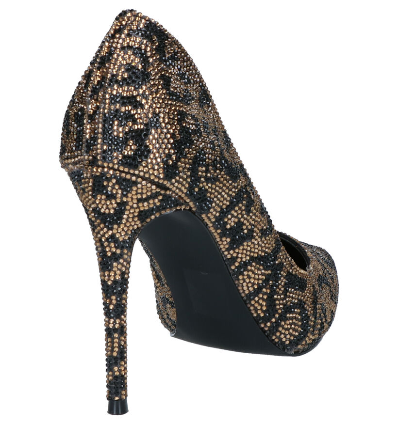 Steve Madden Daisie Gouden Pumps in stof (258286)