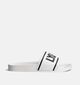 Lyle & Scott Slider Claquettes en Blanc pour hommes (354482)