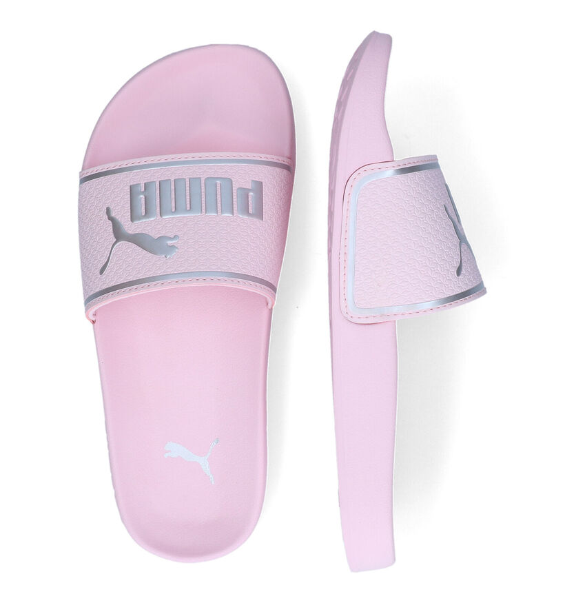 Puma Leadcat Claquettes de picine en Rose en synthétique (318772)