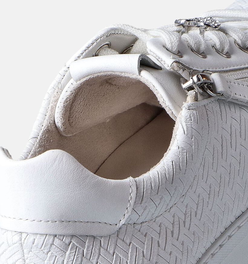 Gabor Chaussures à lacets en Blanc pour femmes (352088) - pour semelles orthopédiques