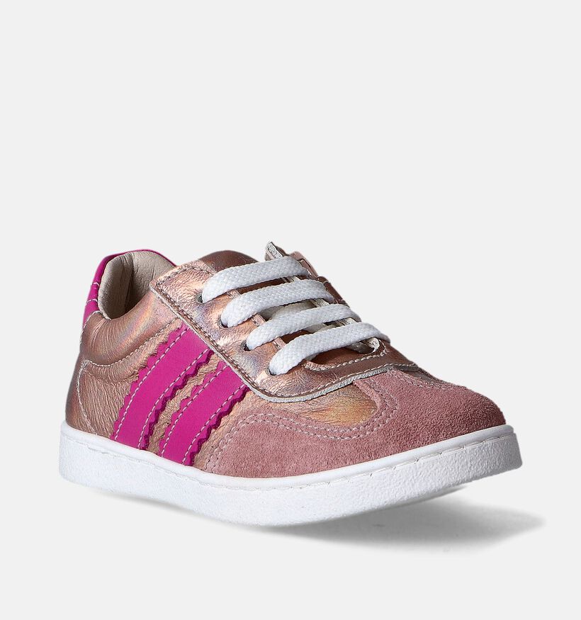Milo & Mila Rose gold sneakers voor meisjes (359916) - geschikt voor steunzolen