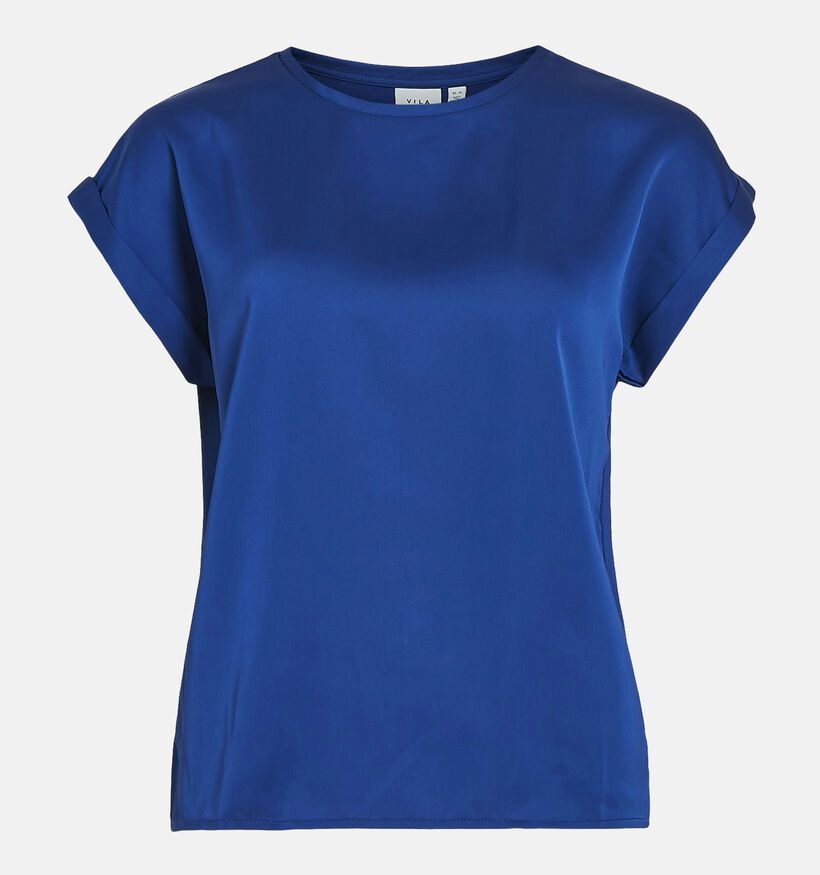 Vila Ellette Satin Bruine T-shirt voor dames (361343)