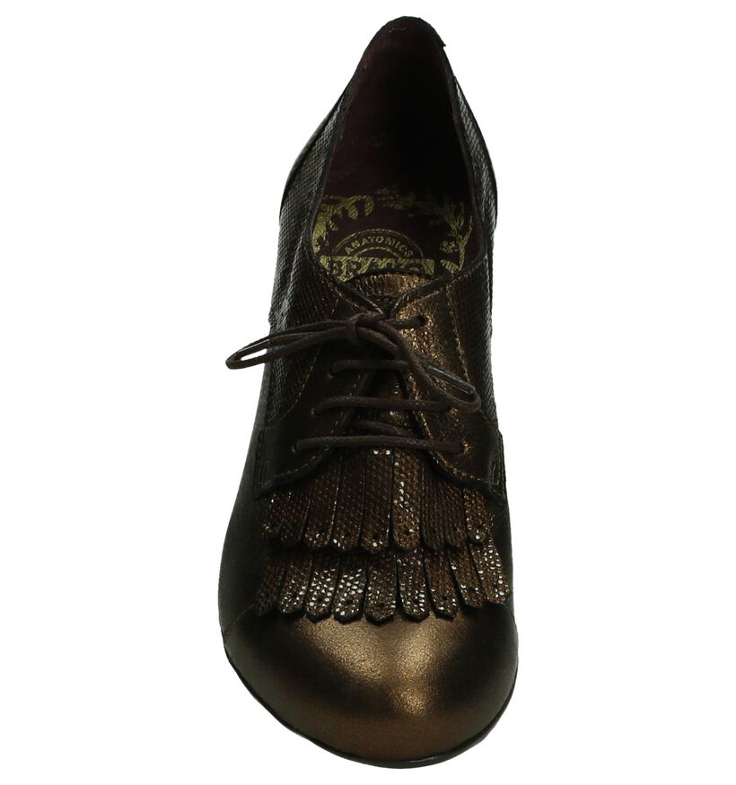 Brako Anatomics Escarpins montants en Bronze en cuir (196515)