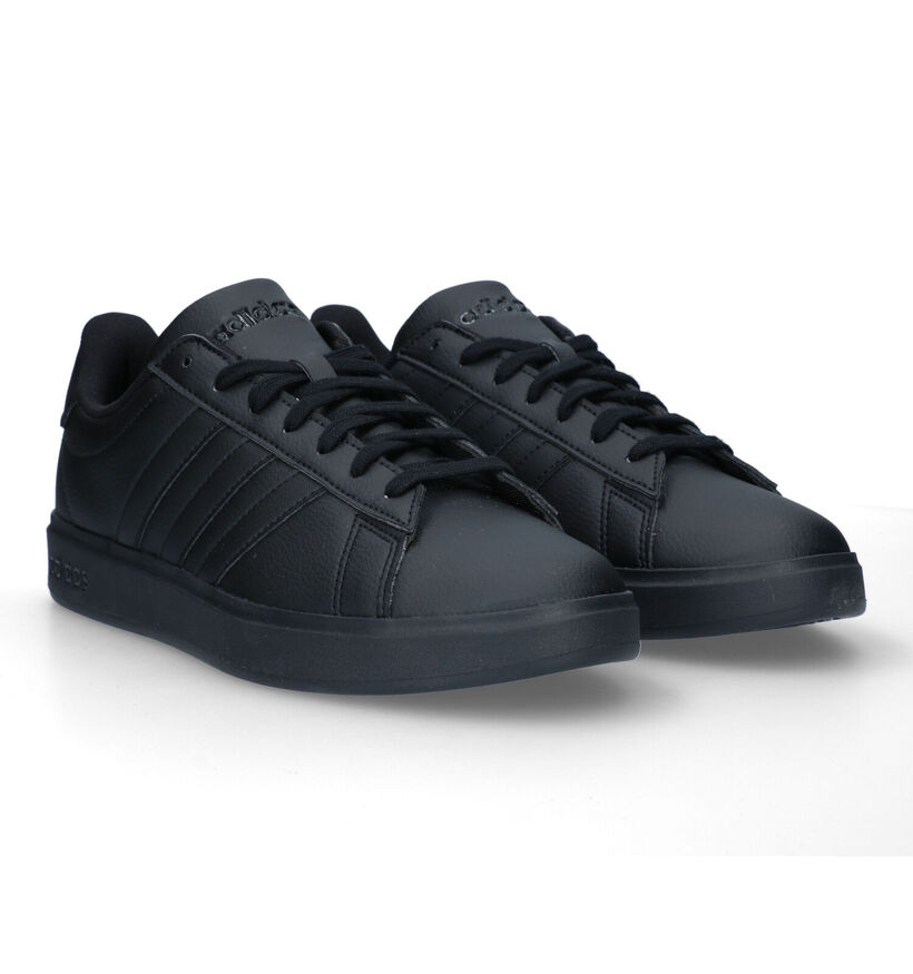 adidas Grand Court 2.0 Baskets en Blanc pour hommes, garçons (350086) - pour semelles orthopédiques