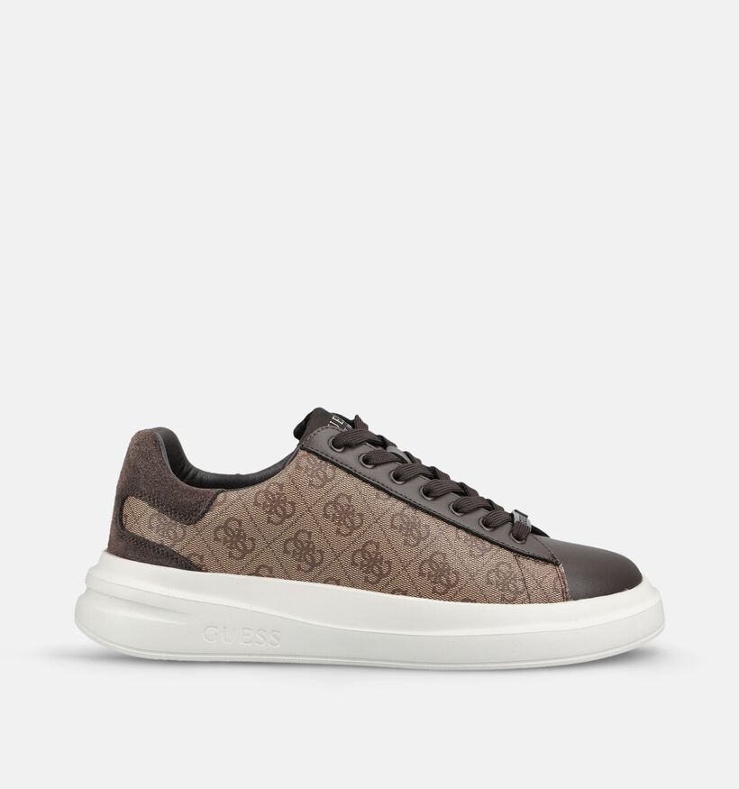 Guess Elba Chaussures plates en Brun pour hommes (375733) - pour semelles orthop&eacute;diques