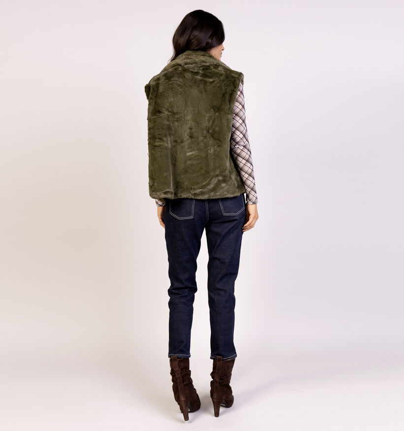 Laurent David Donkergroene Bodywarmer voor dames (366536)