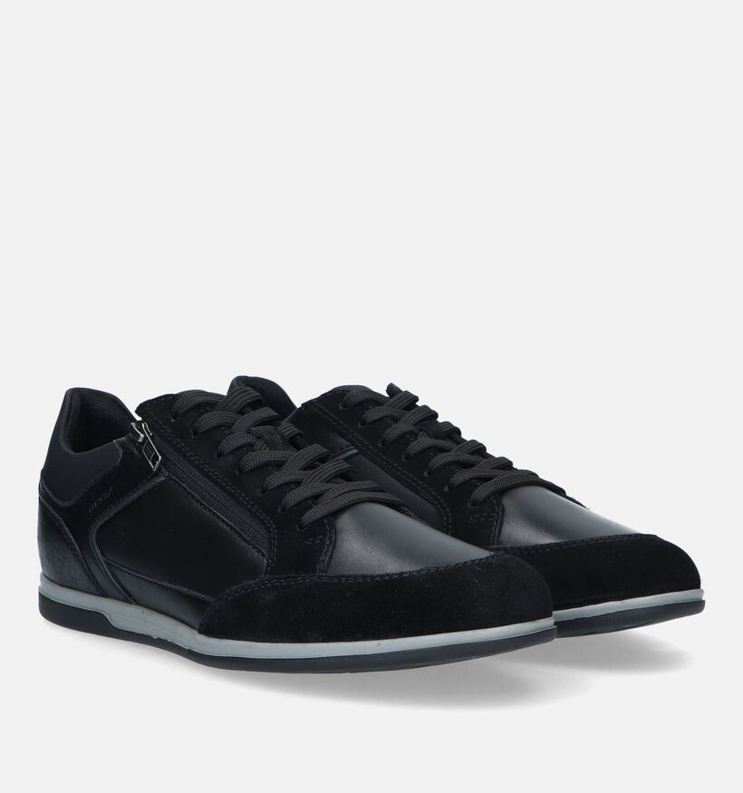 Geox Renan Cognac Veterschoenen voor heren (328359) - geschikt voor steunzolen