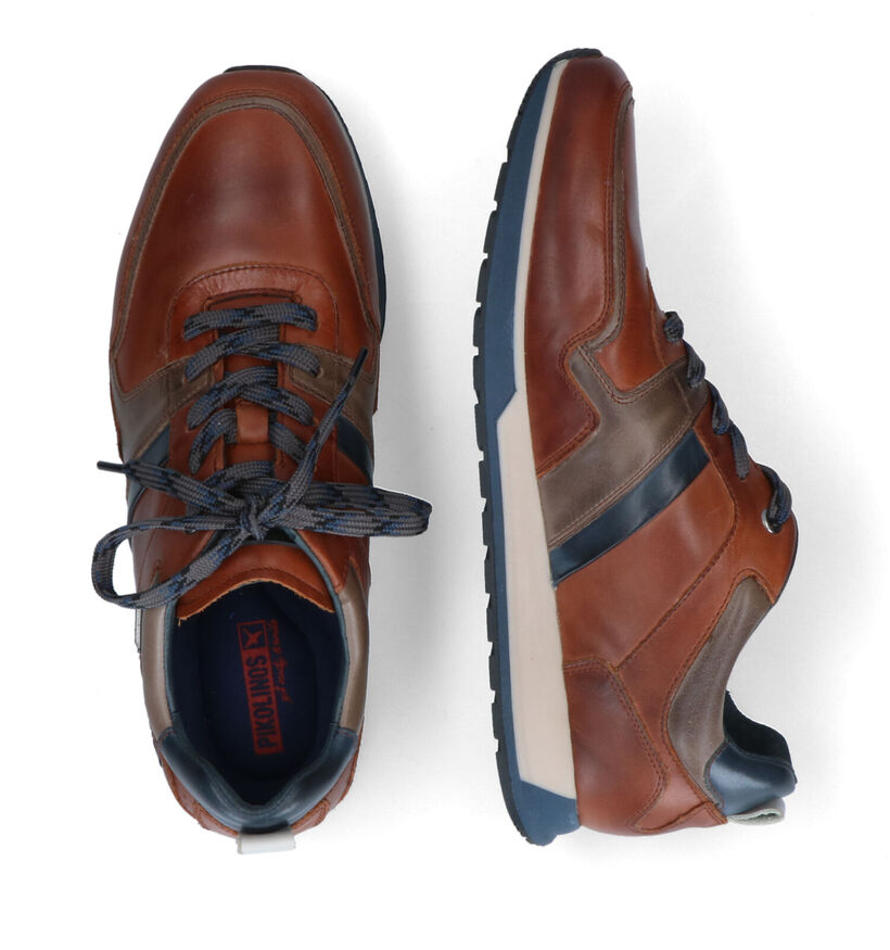 Pikolinos Cambil Chaussures à lacets en Cognac pour hommes (316610) - pour semelles orthopédiques