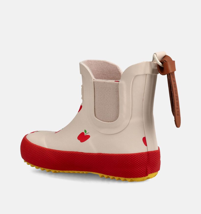 Bisgaard Apple Ecru Regenlaarzen voor meisjes (370821) - geschikt voor steunzolen