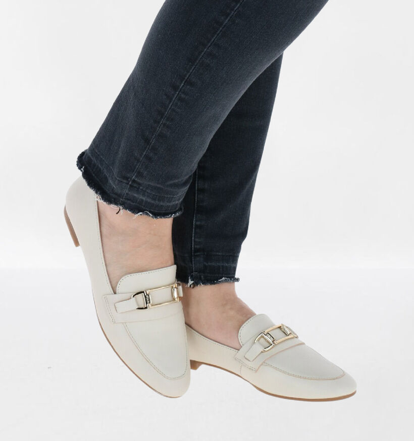 Scapa Beige Loafers in leer (288938)