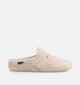 Scapa Lichtbeige Open Pantoffels voor dames (380858) - geschikt voor steunzolen