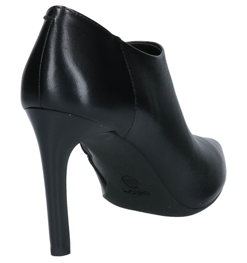 Geox Zwarte Enkelpumps in leer (263879)