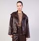 Orfeo Jesse Faux Leather Bruine Jas voor dames (365790)