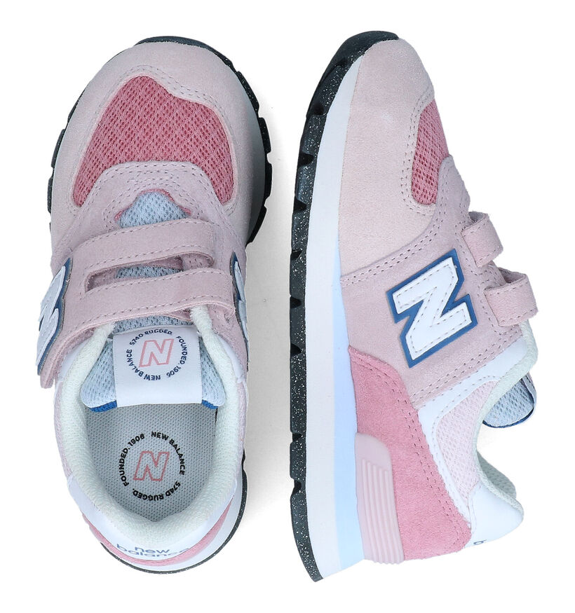 New Balance 574 Baskets en Rose pour filles (319252)