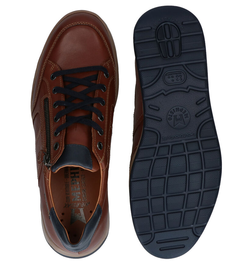 Mephisto Chaussures à lacets en Cognac en cuir (307307)