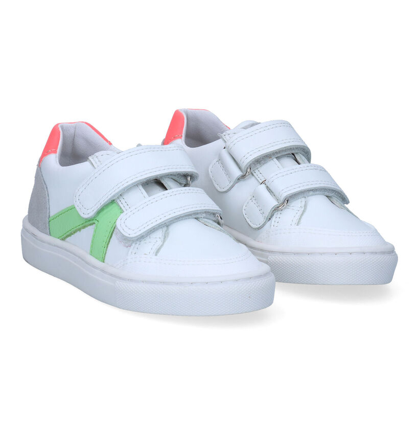 CKS Crown Chaussures à velcro en Blanc pour filles (308155) - pour semelles orthopédiques