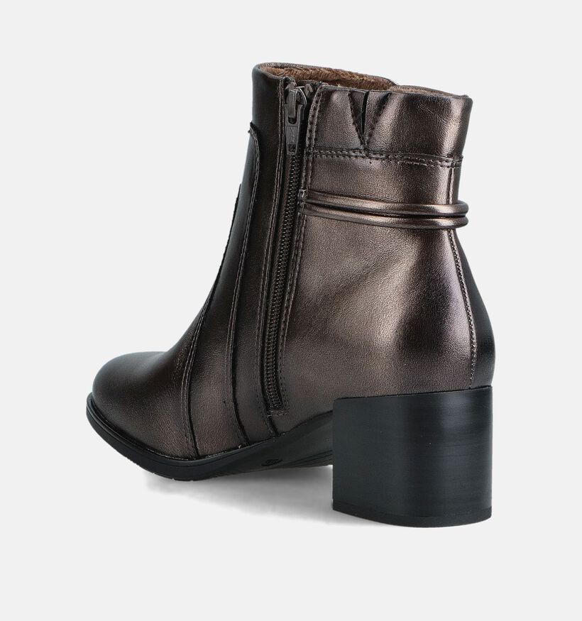 Jana Bottines à talons en Marron pour femmes (362903) - pour semelles orthopédiques