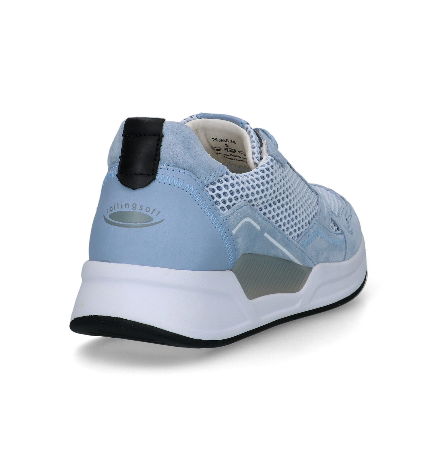 Gabor Rollingsoft Blauwe Sneakers Dames Sneakers Lage schoenen Online op TORFS.BE