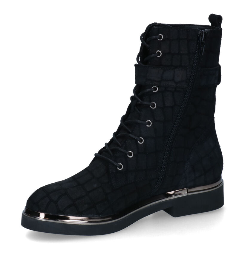 Nathan-Baume Bottines à lacets en Cognac en daim (315968)
