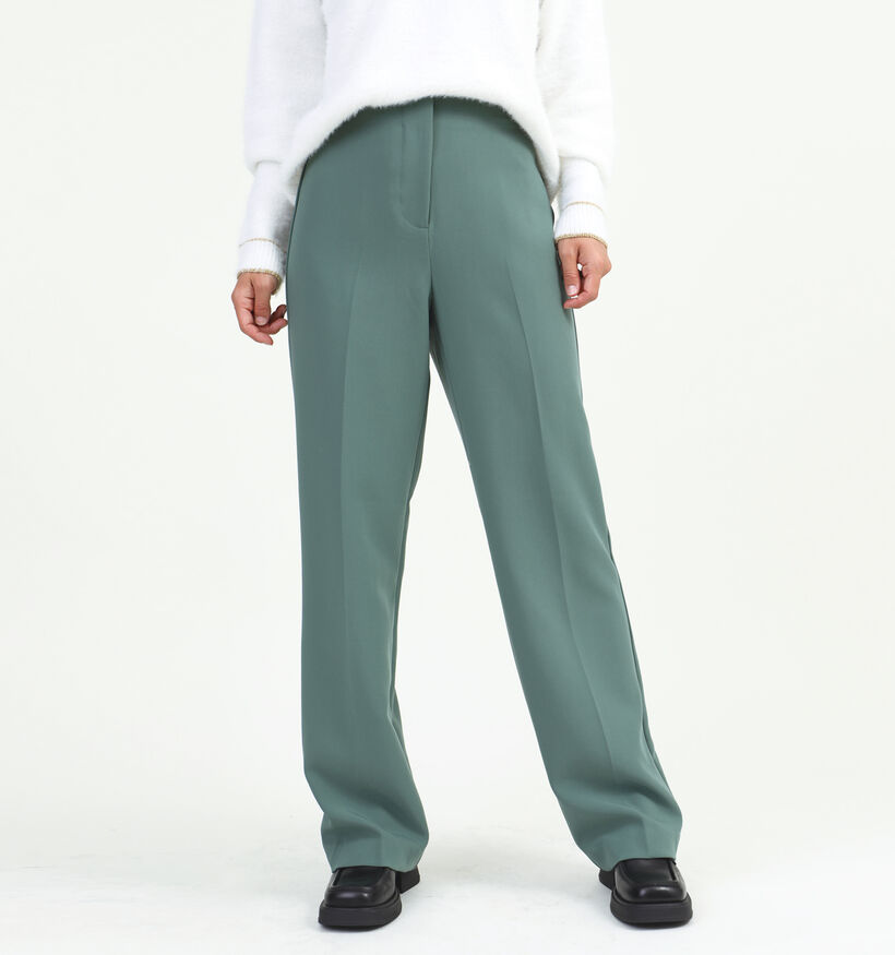 Vero Moda Sandy Pantalon chino en Vert L30 pour femmes (328968)