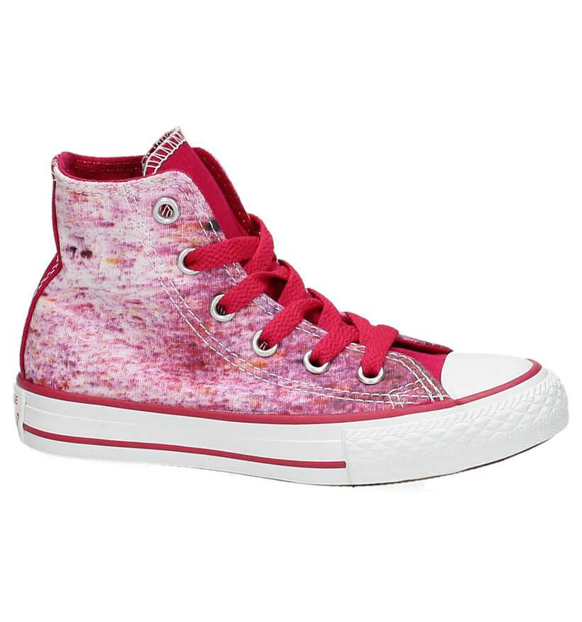 Converse CT All Star Hi Roze Sneaker in stof (155596)