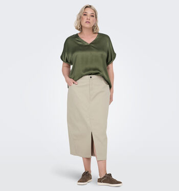 Lange rok beige