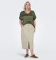 ONLY Carmakoma Lola Jupe longue en Beige pour femmes (351426)