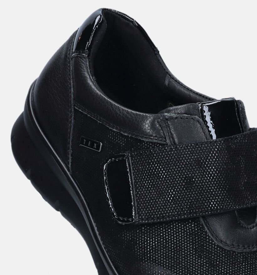 G-Comfort Zwarte Velcroschoenen voor dames (348556) - geschikt voor steunzolen