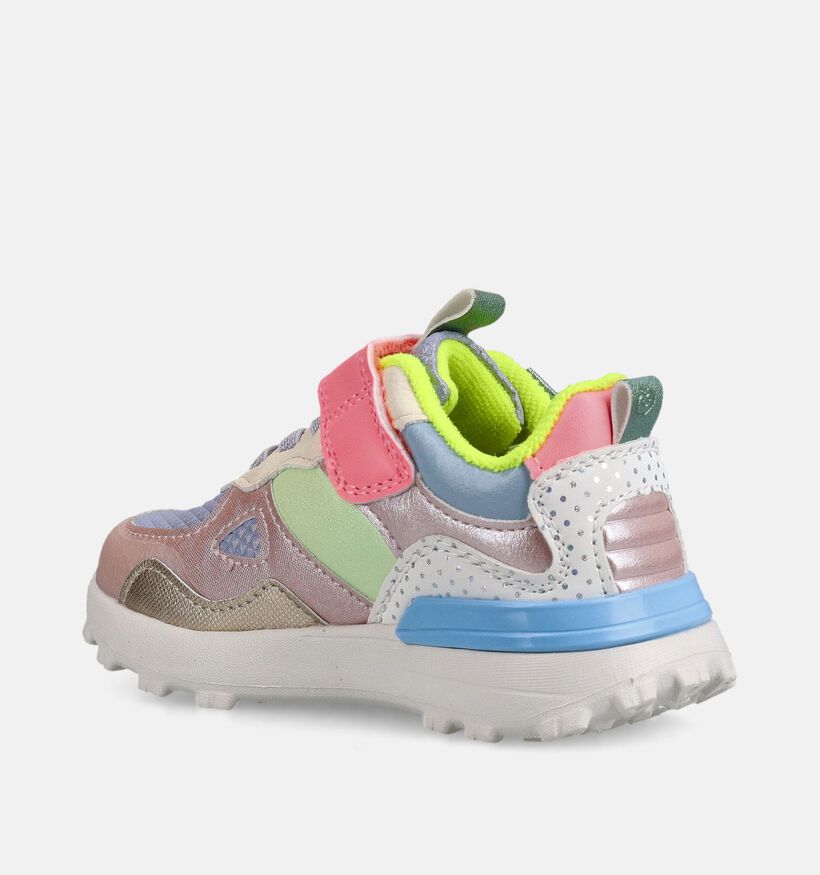 Shoo Pom Joggy Scratch Baskets en Blanc/Color block pour filles (370962) - pour semelles orthop&eacute;diques