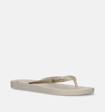 Ipanema Slippers Zwart/Beige