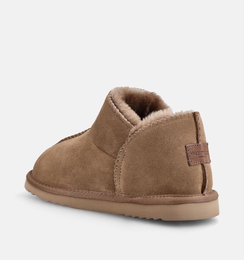 Warmbat Pantoufles ferm&eacute;es en Marron pour femmes (379650)