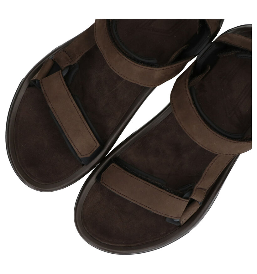 Teva Terra Sandales en Camel en nubuck (321947)