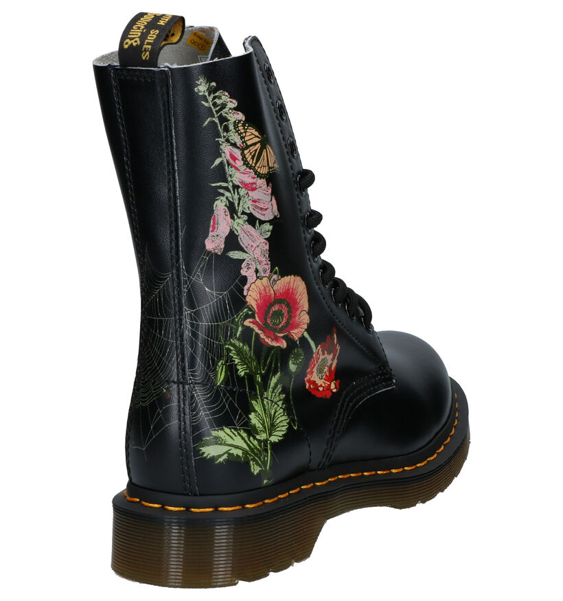 Dr. Martens 1490 WB Bottines en Noir en cuir (253433)