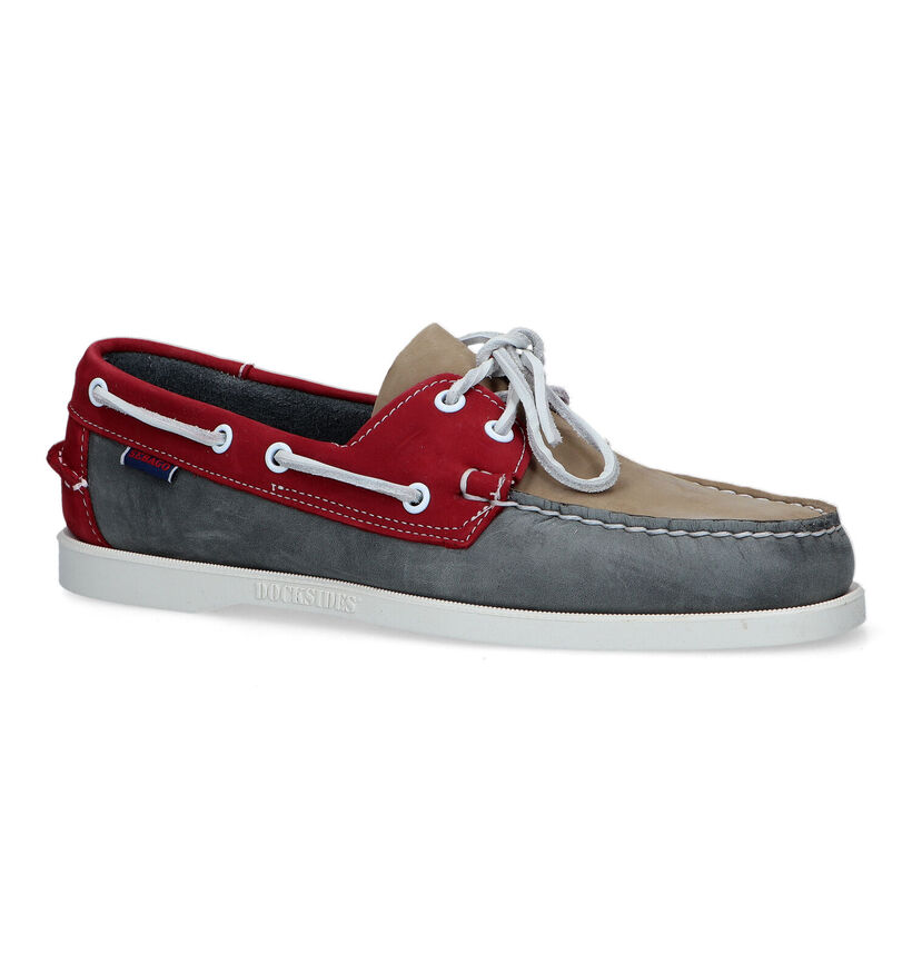 Sebago Dockside Portland Spinnaker Chaussures bateau en Bleu pour hommes (336835)