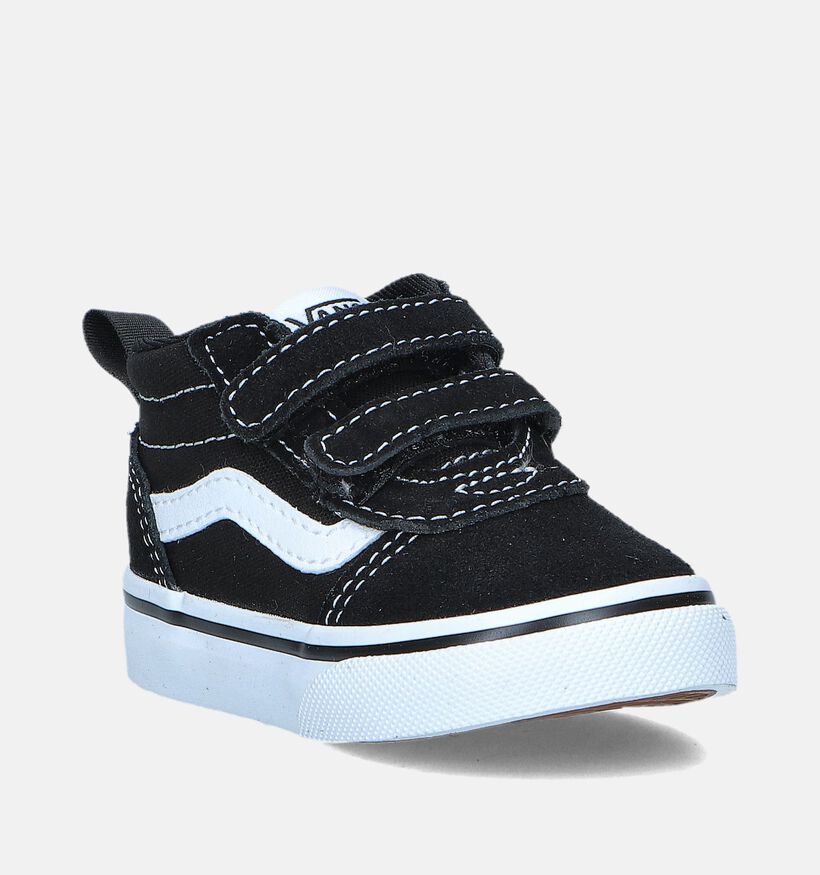 Vans Ward Mid Zwarte Sneakers voor jongens, meisjes (347738)