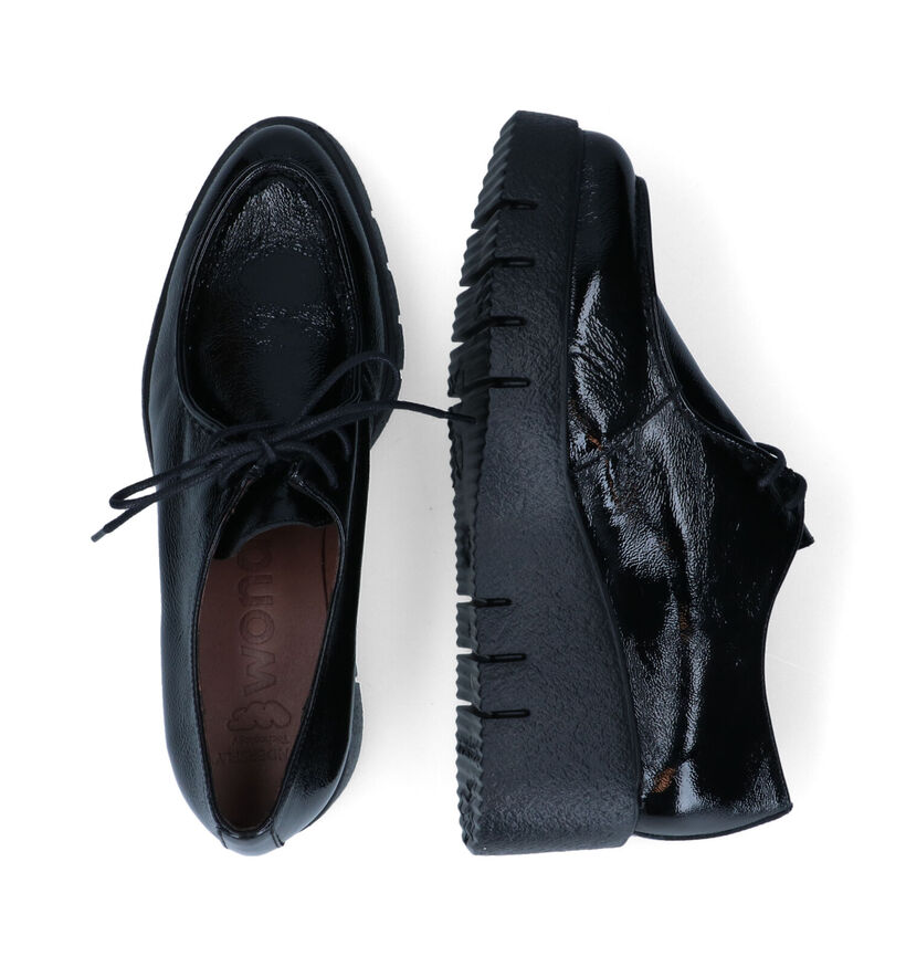 Wonders Chaussures à lacets en Noir pour femmes (317246)