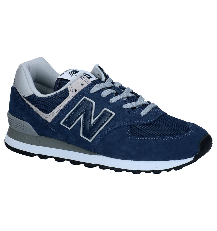 New Balance ML 574 Baskets basses en Gris pour hommes (353357) - pour semelles orthopédiques