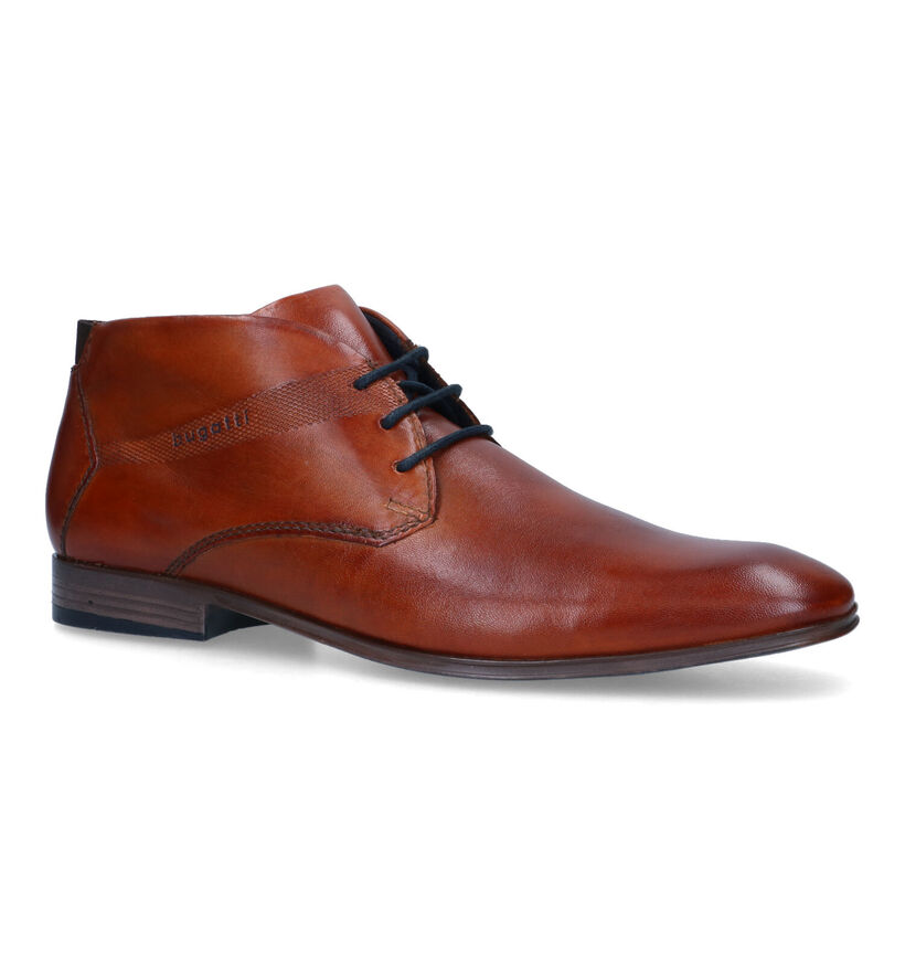 Bugatti Mattia Bottines classiques en Cognac pour hommes (319247)