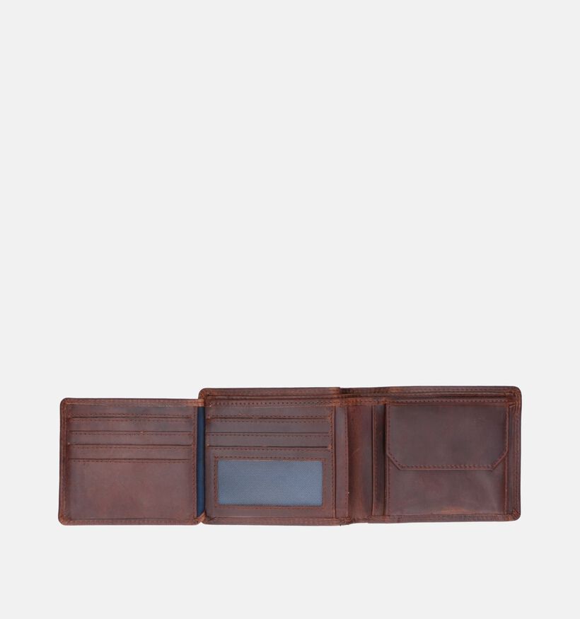 Maverick Bruine Portefeuille voor heren (358808)
